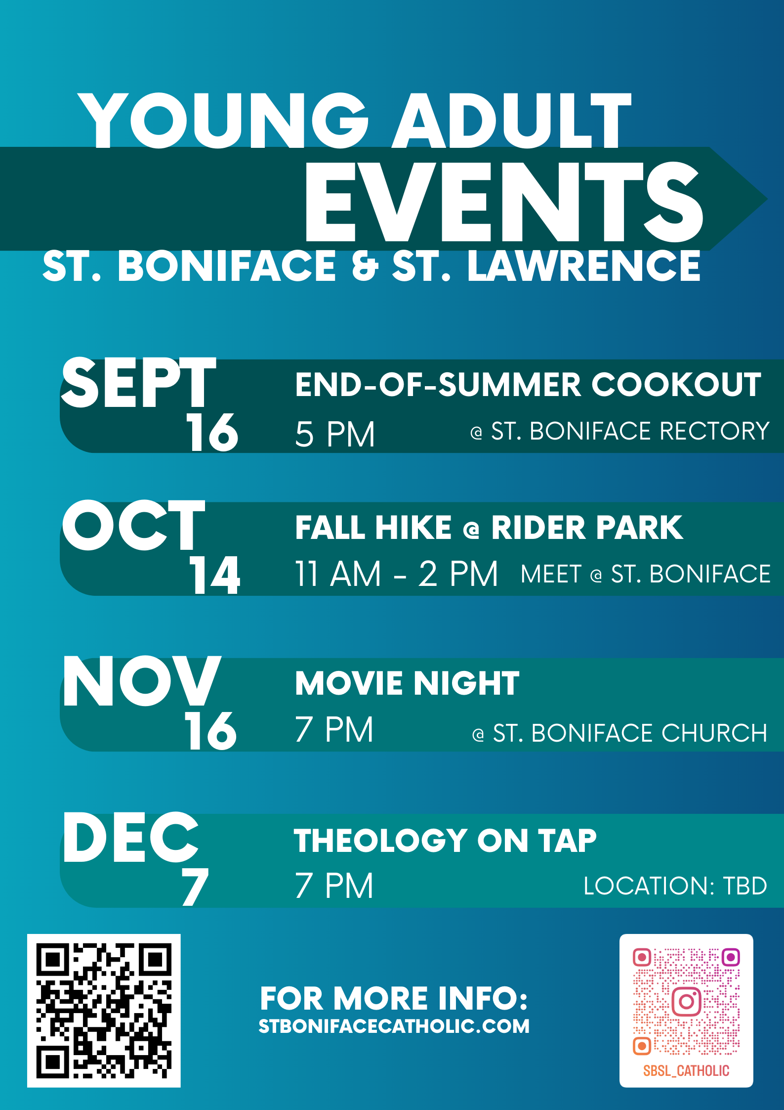The Parishes of St. Boniface & St. Lawrence > Faith Formation > Young